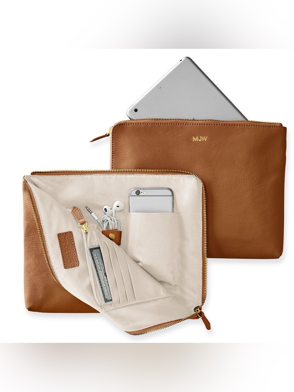 Mark & Graham Leather Commute Clutch